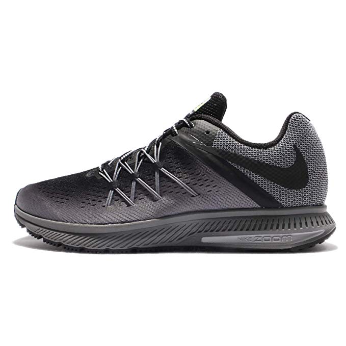 Nike Air Zoom Winflo 3 Shield Black/Black/Cool Grey/Wolf Grey Men's Running Shoes